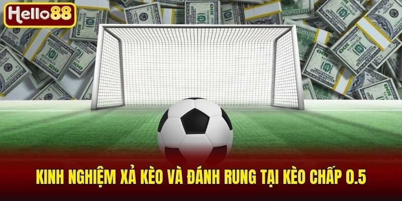 Kinh nghiệm xả kèo và đánh rung tại kèo chấp 0.5
